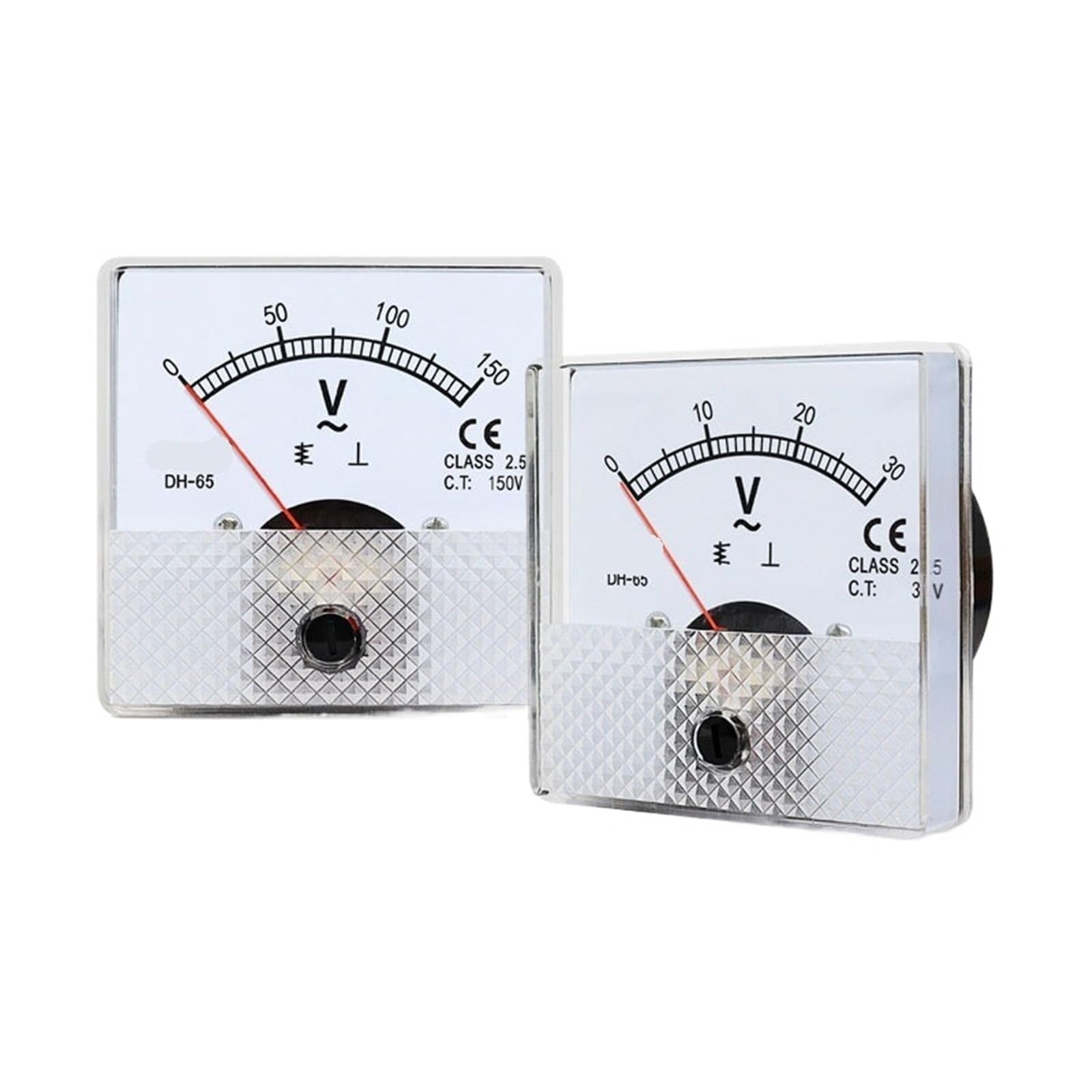 Voltímetro de CA DH-65 (5 V, 10 V, 15 V, 20 V, 25 V, 30 V, 50 V, 75 V, 100 V, 150 V, 200 V, 300 V, 450 V, 500 V, 600 V)(AC VOLTMETER_AC 600V)