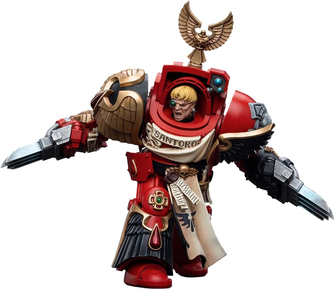 HiPlay JoyToy Warhammer 40K Blood Angels Assault Terminators Sergeant Santoro 1:18 Scale Collectible Action Figure - Image 3