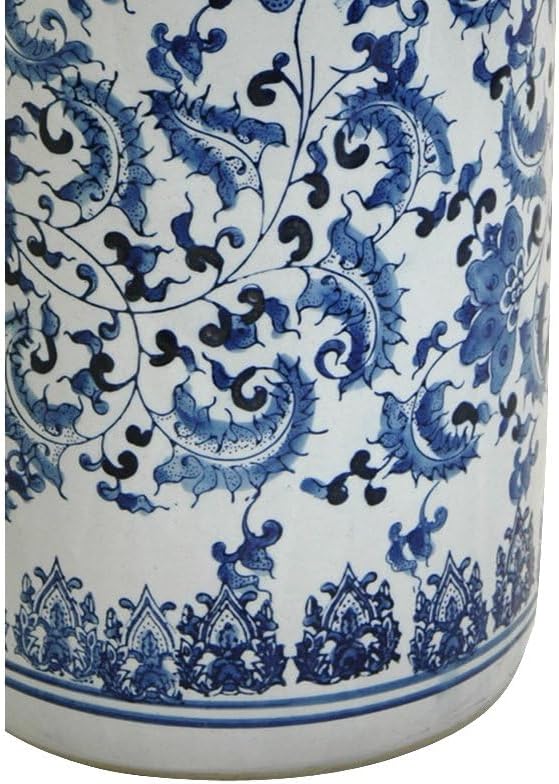 Miniatura 3 de Idea de regalo para decoración casera elegante de calidad fina - Depósito clásico para guardar paraguas y bastones de porcelana china de 24 pulgadas