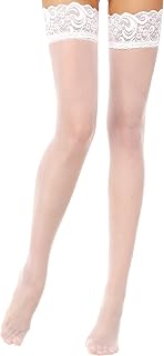 Lace Top Thigh High Stockings