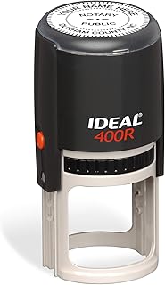 North Carolina Notary Stamp | Round Self Inking Unit - Ideal 400r with Advanced Durability