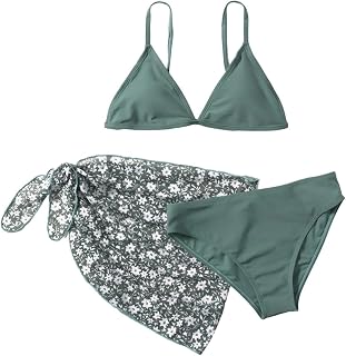 SHENHEGirls 3 Piece Swimsuits Cute in Pakistan