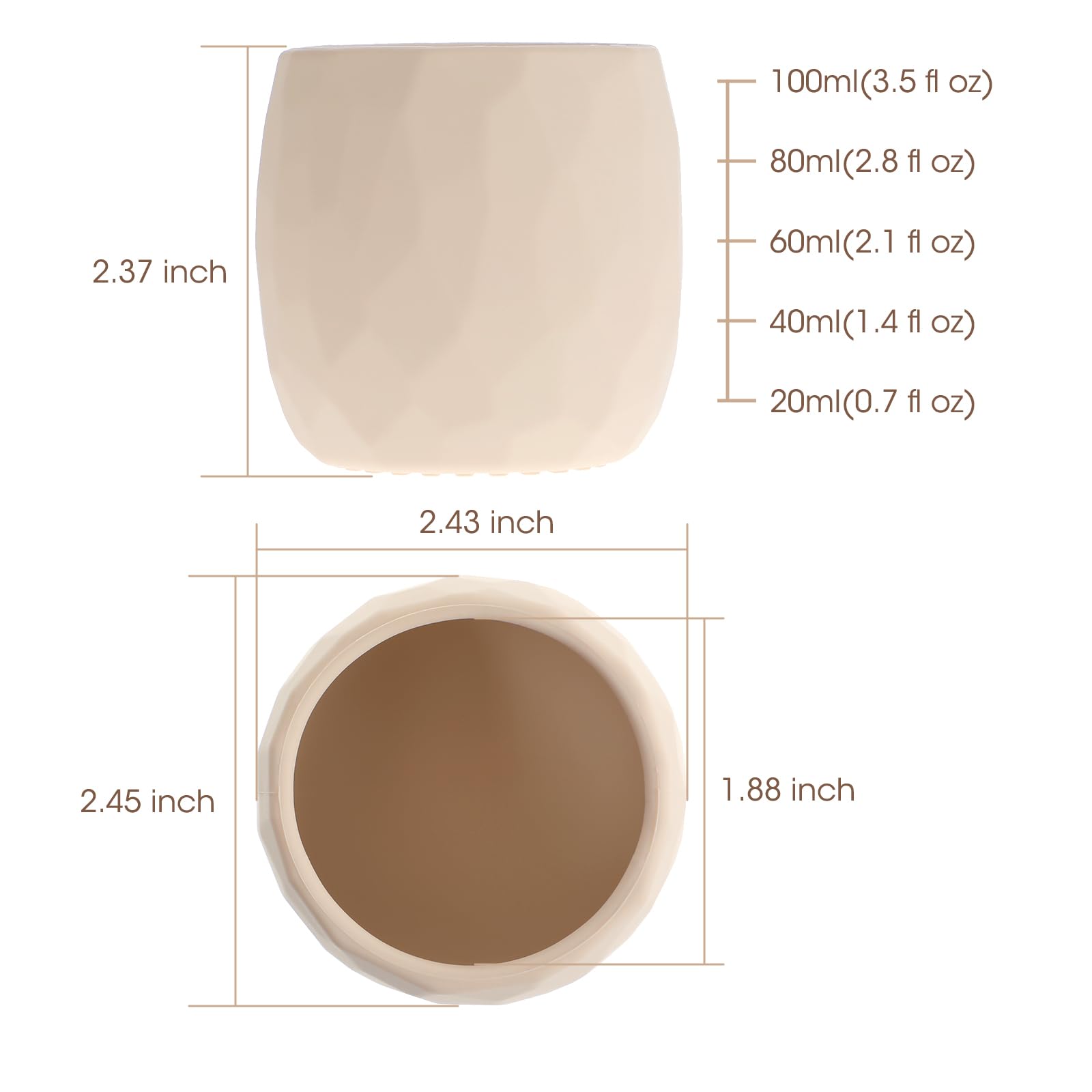 Bicchiere Mini In Tritan Per Bambini Design Letters - 175 Ml, Senza BPA, Antiurto, Lavabile In Lavastoviglie - Foto 2