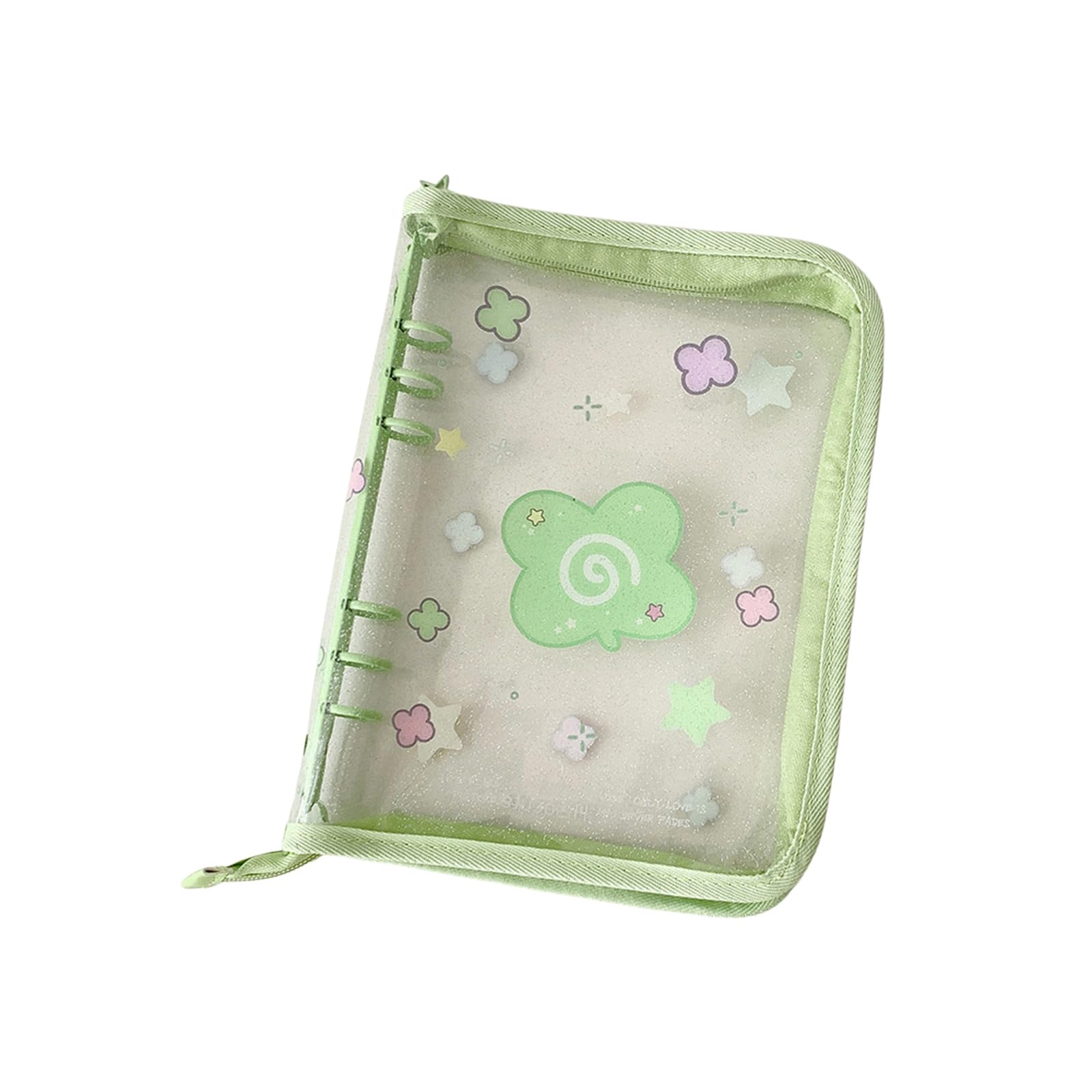 Multifunctional Cartoon Zippered Clear Photo Album Shell Card Organizers Binder Cover for 3Inch Trading Card Collector PVC Clear Photo Album Cover