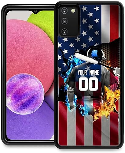 Funda de teléfono personalizada de béisbol para Samsung Galaxy A13 A53 A13 A13 A03S A71 A32 A32 A32 A23 A22 A51 A21S A42 A12 A73 A81 A82 A72 A33 A52