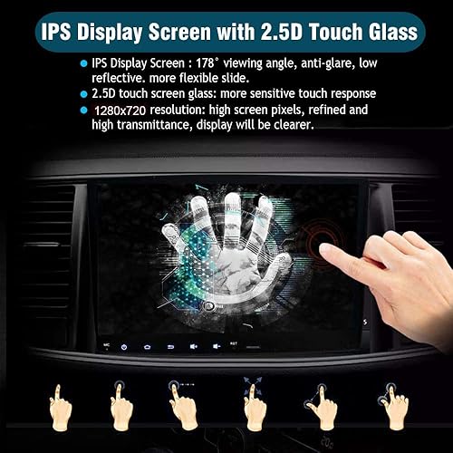 Miniatura 3 de SYGAV Android 10 para 2018 2019 Toyota Prado Radio Estéreo Carplay Android Auto Pantalla Táctil GPS Navegación Unidad Principal Reproductor de Video