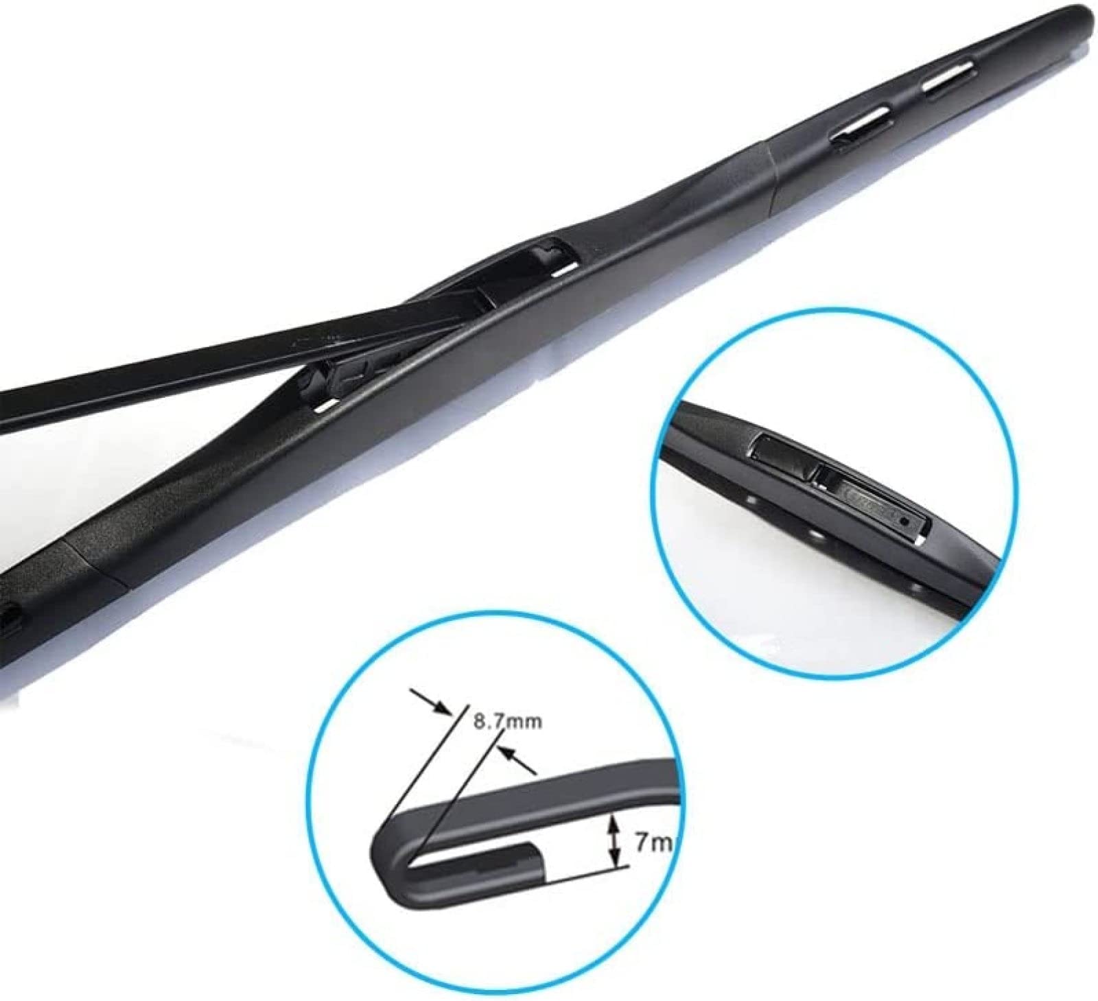 Juego de escobillas limpiaparabrisas de Ventana Delantera de 24 "+ 18" para Citroen C3 MK1 2002 2003 2004 2005 2006 2007 2008 2009 limpiaparabrisas de Coche