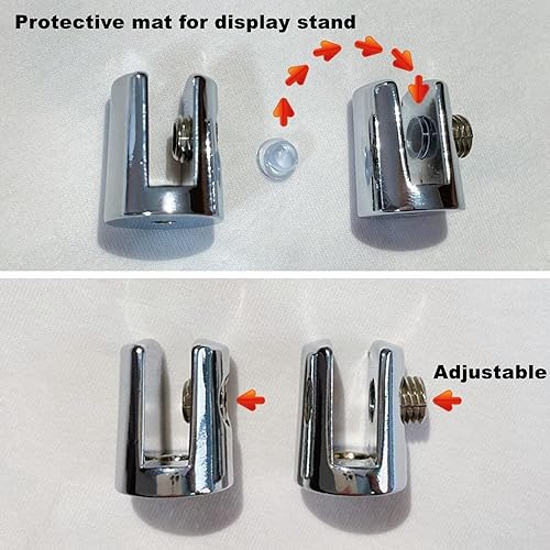 Miniatura 4 de Acrylic Wall Mount Two Layer Sword Stand Display Stand,Lightsaber Holder Sword Stand Sword Holder,Black