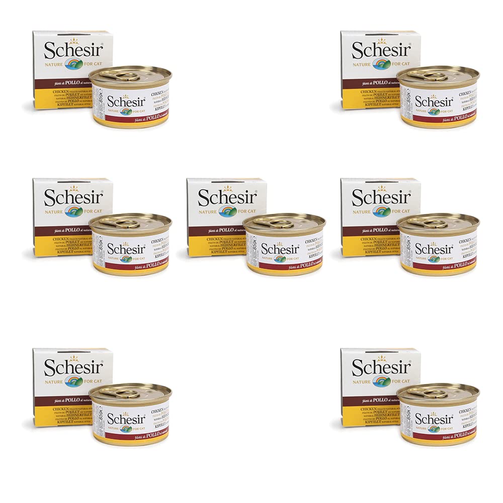 Schesir Nature Chicken Fillets & Rice Canned Wet Cat Food - 85g Each - Pack of 7 (B0BR99TB8D) Amazon Price History, Amazon Price Tracker