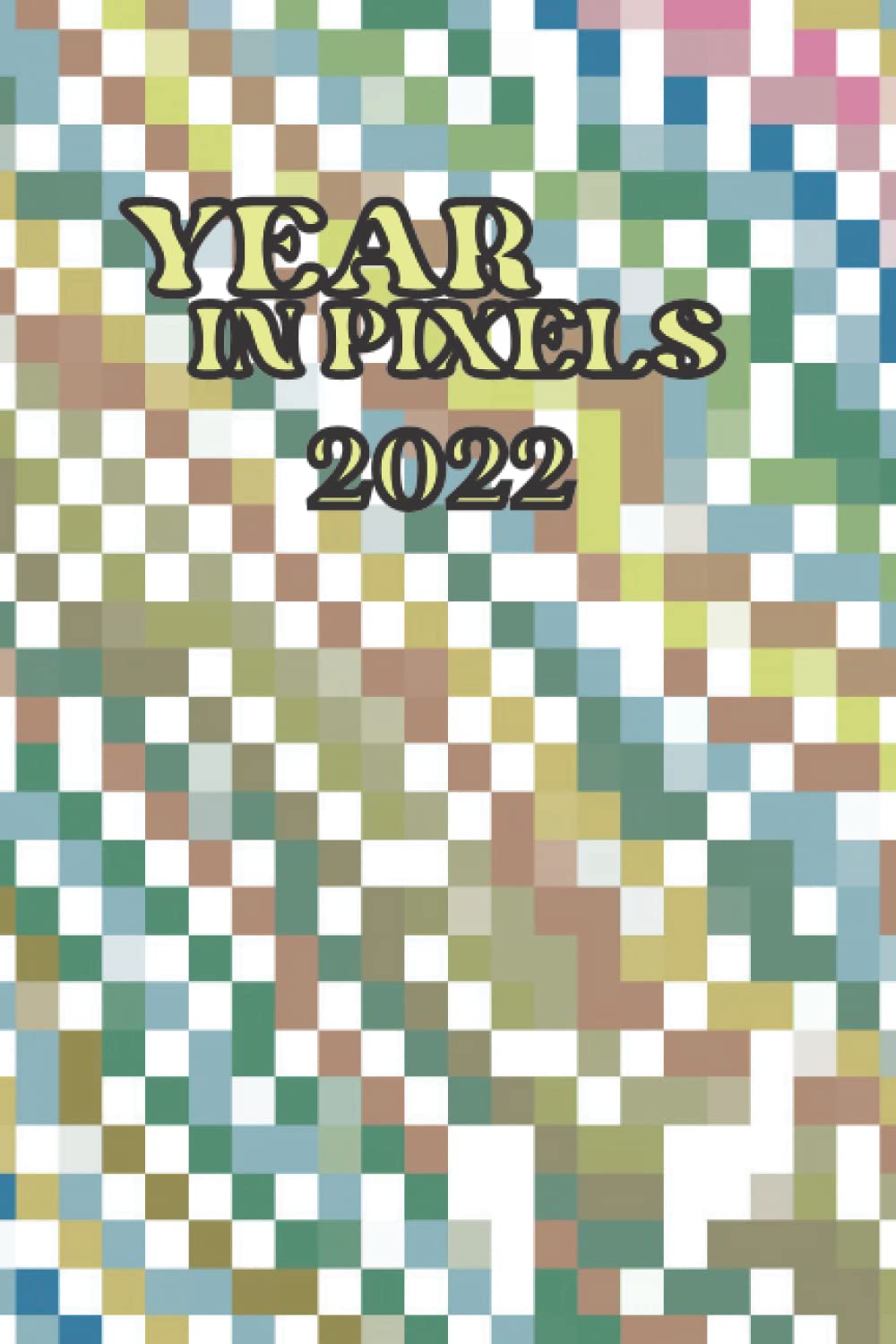 Year in Pixels Journal: Mood tracker in pixels for the whole year to track your mood everyday