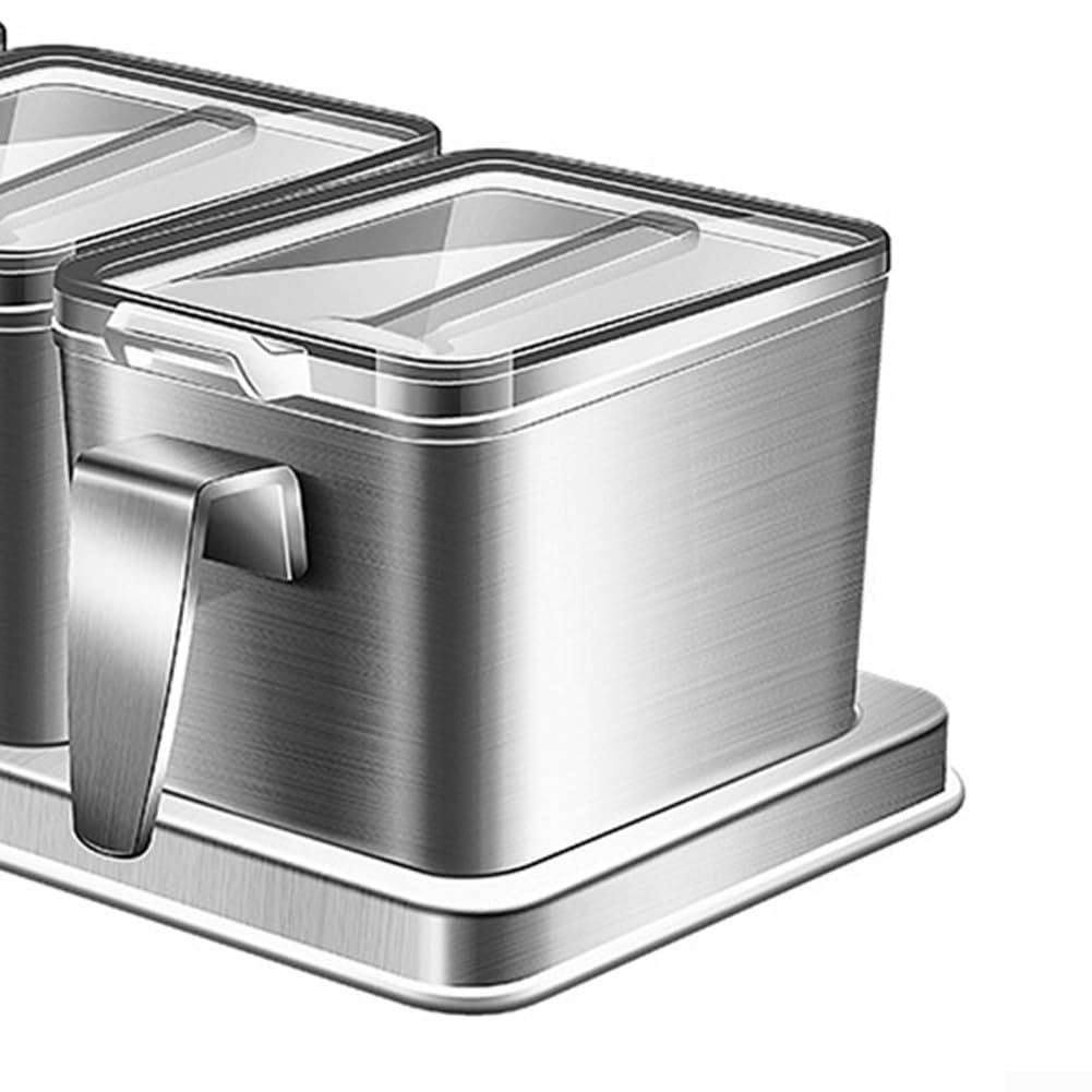 Organizador Armario Cocina para acero Inoxidable para estante Especias 3 Niveles Ajustable para almacenamiento Gabinete 30x12x9cm(three -)