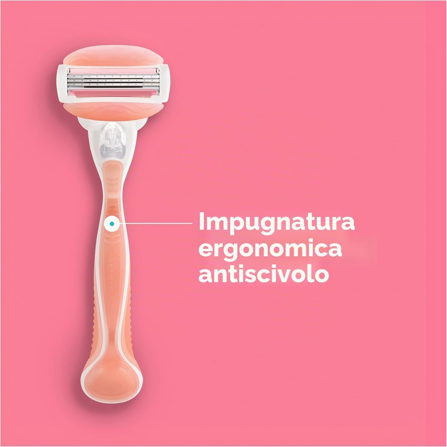 Gillette Venus ComfortGlide Spa Breeze, confezione da 8 ricariche per rasoio da donna, con 3 lame progettate per corpo e peli
