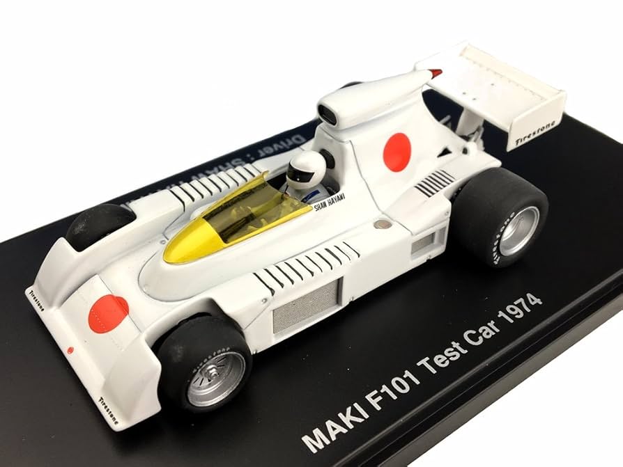 (未使用･未開封品)　広島企画 MAKI F101 テストカー 速水 翔  (新井 鐘哲)(フィギュアあり) 1/43 スケール  KBX002 0pbj0lf Amazon | 広島企画 MAKI F101 テストカー 速水 翔 (新井 鐘哲