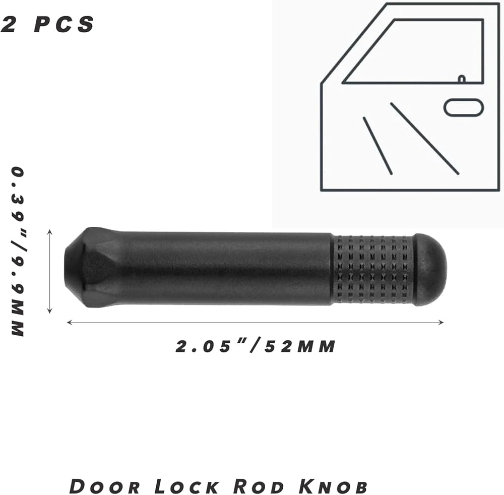 Amazon.com: Asusolvent 1Pcs Door Lock Rod Knob with Locking Pin