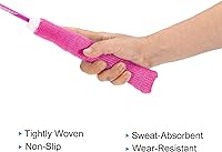Vista 5 de PATIKIL Cotton Feeling Badminton Towel Grip Nylon Tennis Racket Overgrip Racquet Grip Hand Glue Anti-Skid Sweatband for Golf Bike