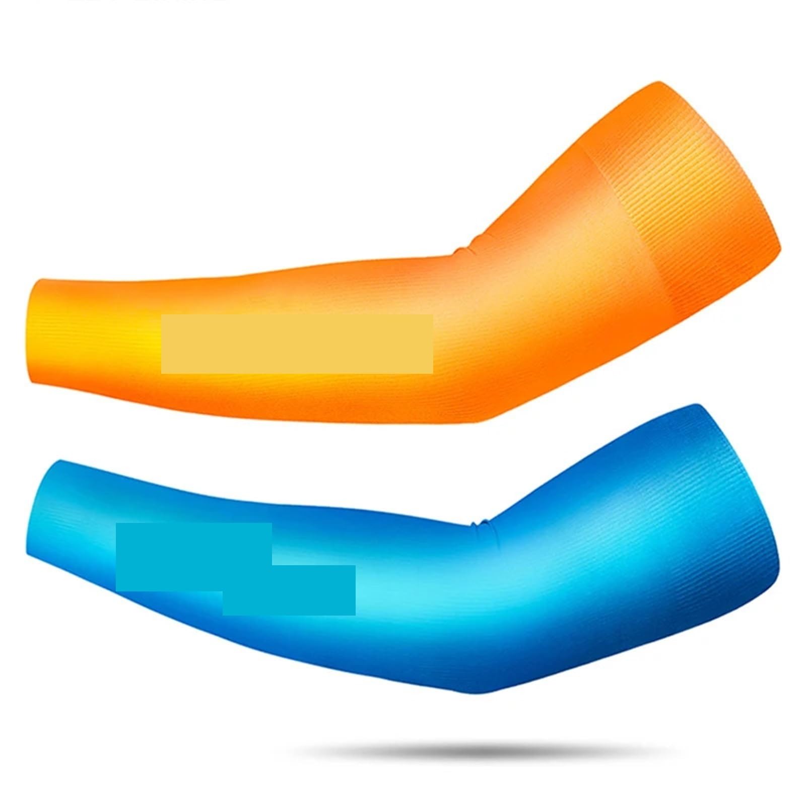 Mangas De Brazo Frescas De Verano Color Degradado Fitness Manga De Protección Solar for Pesca Equipo De Ciclismo De Seda De Hielo Elástico De Secado Rápido