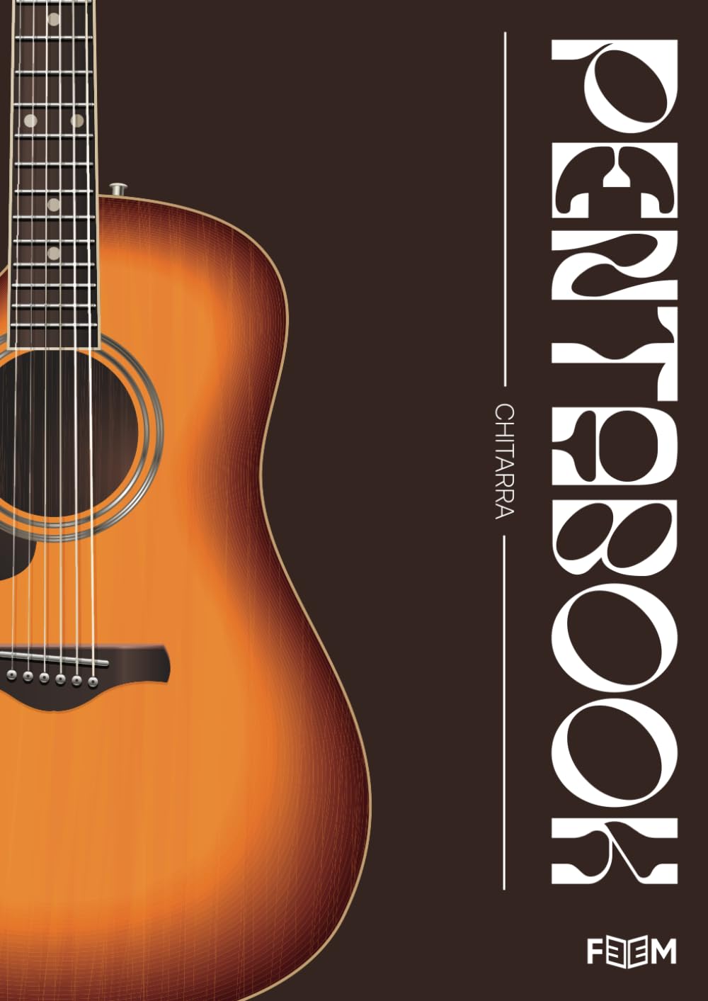 Cahier musique guitare A4 avec 4 tablatures et planner mensuel