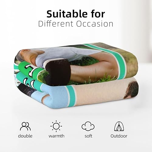 Miniatura 46 de Manta personalizada con fotos, texto, fotos personalizadas, regalos del día de San Valentín para mamá, papá, pareja, esposa, marido, novia, novio