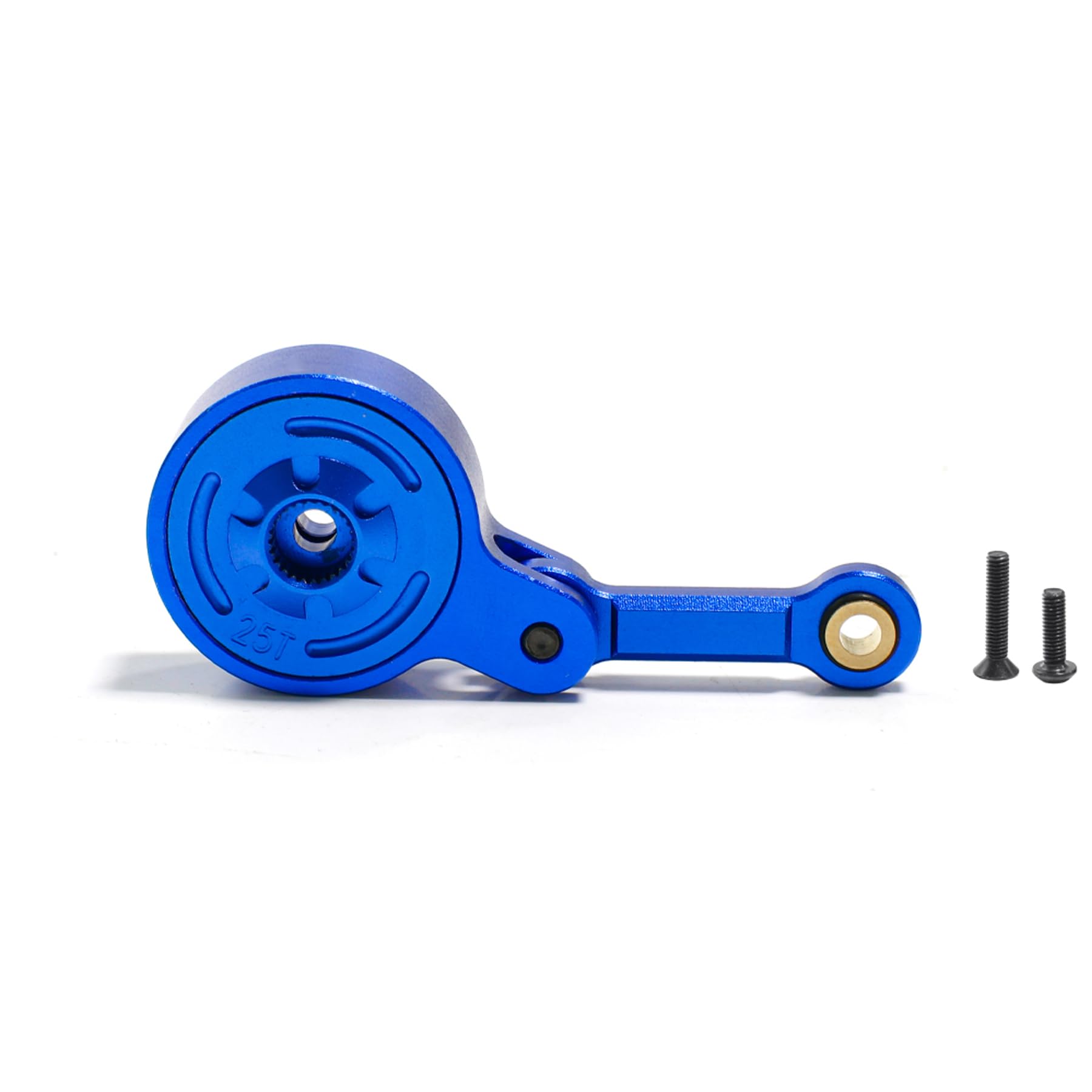 Arrma 1/10 4WD 3s 4s Universal Servo Saver Arm, Fixed Link Steering Servo saver, You can choose between 23T or 25T (25T Blue)