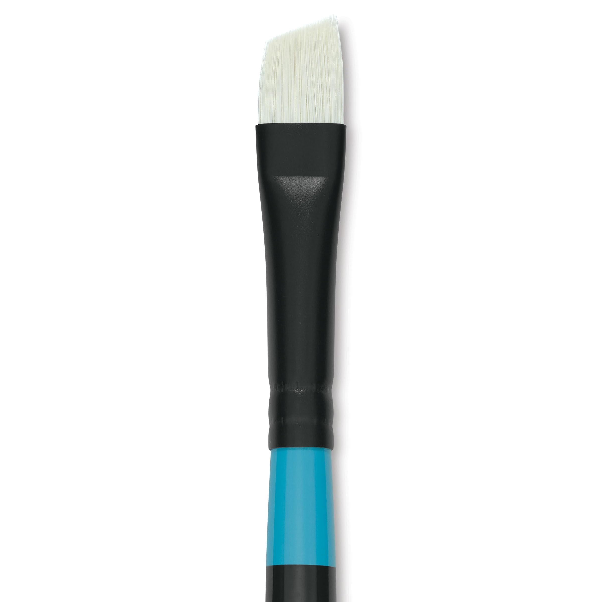 Princeton Series 6500 Aspen Synthetic Brush - Short Handle, Angle Bright, Size 4