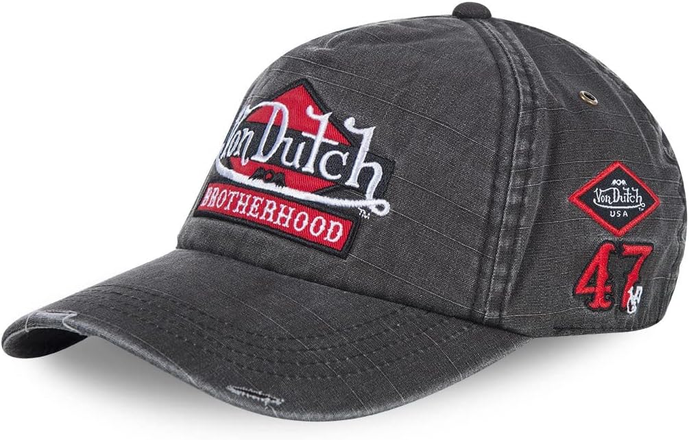 Baseball Cap Jack BRB Grey, black, One Size