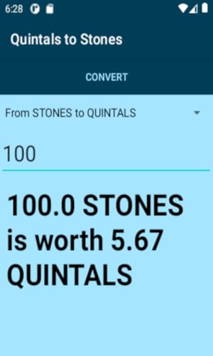 Quintals (Metric) to Stones (US) Conversion Calculator