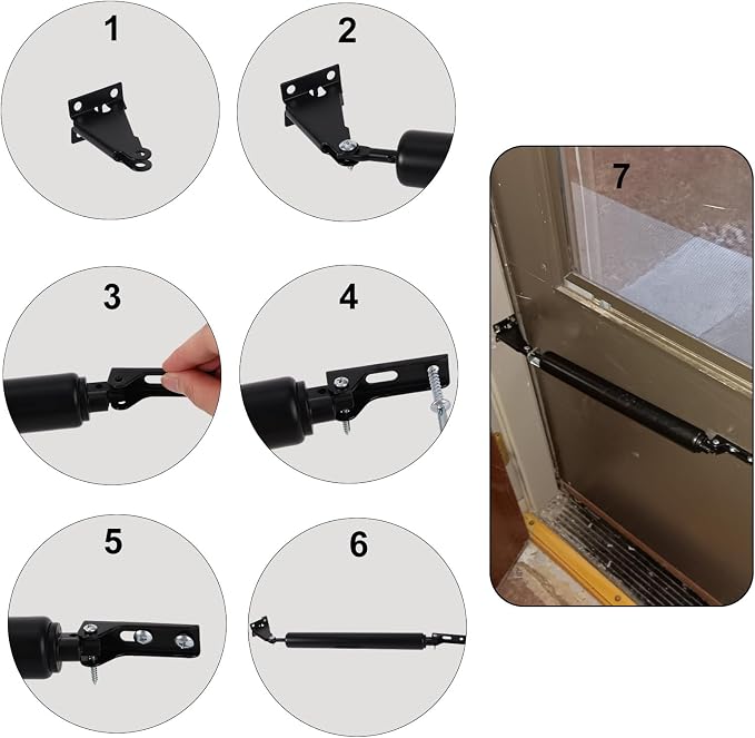 Kit de Pistón Neumático para Puertas de Pantalla y Tormenta miniatura 5