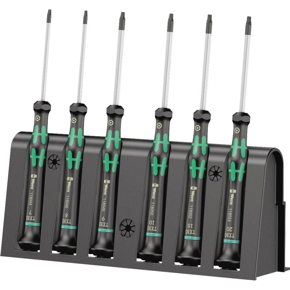 Wera Kraftform Micro / 05118154001 Jeu de tournevis d'électricien Torx Bo 6 pièces (Import Allemagne)