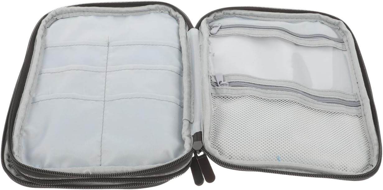 Artibetter Oxford Fabric Knitting Needle Storage Bag Large Capacity Crochet Knit Tool Organizer Knitting Needle Set Case