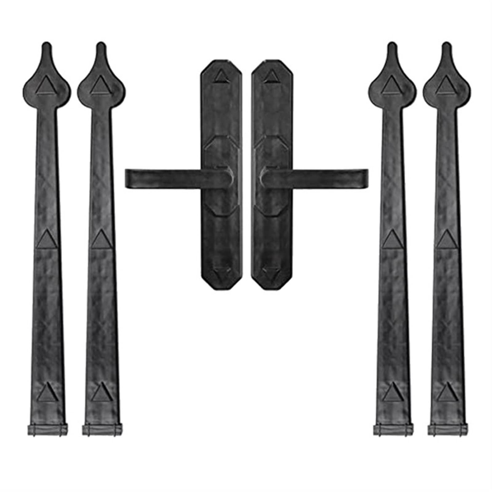 Decorative Garage Door Hardware Kit, Garage Door Handle Hinges for Garage Doors, Barn Doors and More Door Hinge