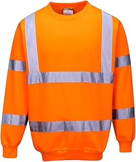 Portwest Sweatshirt Haute Visibilité, Couleur: Orange, Taille: L, B303ORRL