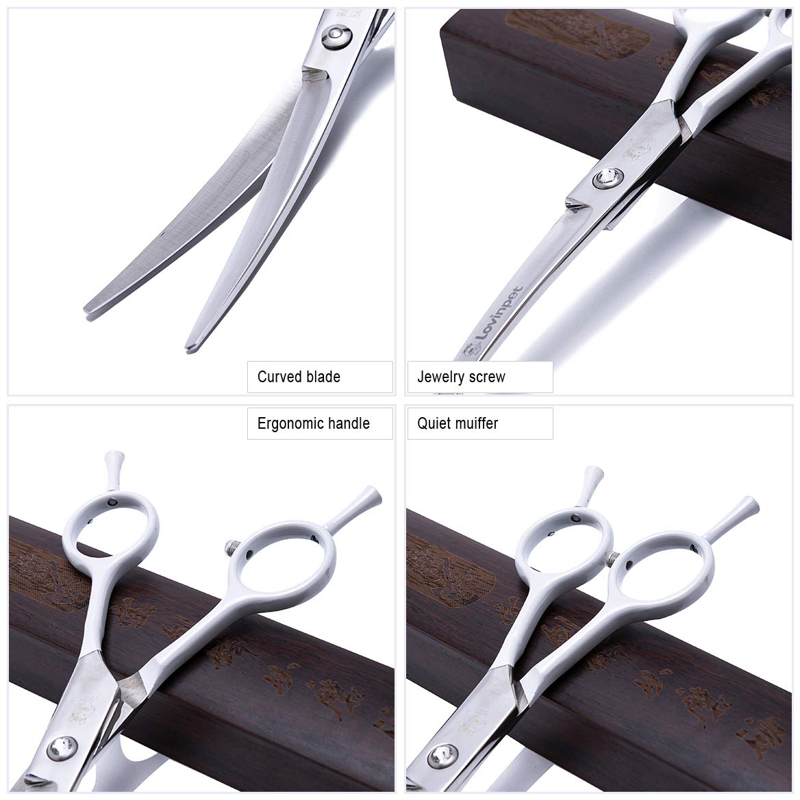 1 Pezzo Forbici Per Toelettatura Per Animali Domestici Con - Foto 6