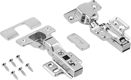 GTV Bisagra de Cazoleta Hidráulica ECHC con Cierre Suave, Montaje Clip-On y Regu