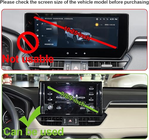 Miniatura 3 de Soporte de teléfono de coche para Toyota RAV4 Auto Accesorios Solo para RAV4 2019-2024 Pantalla táctil de 789 pulgadas XX No Fit Pantalla Táctil de