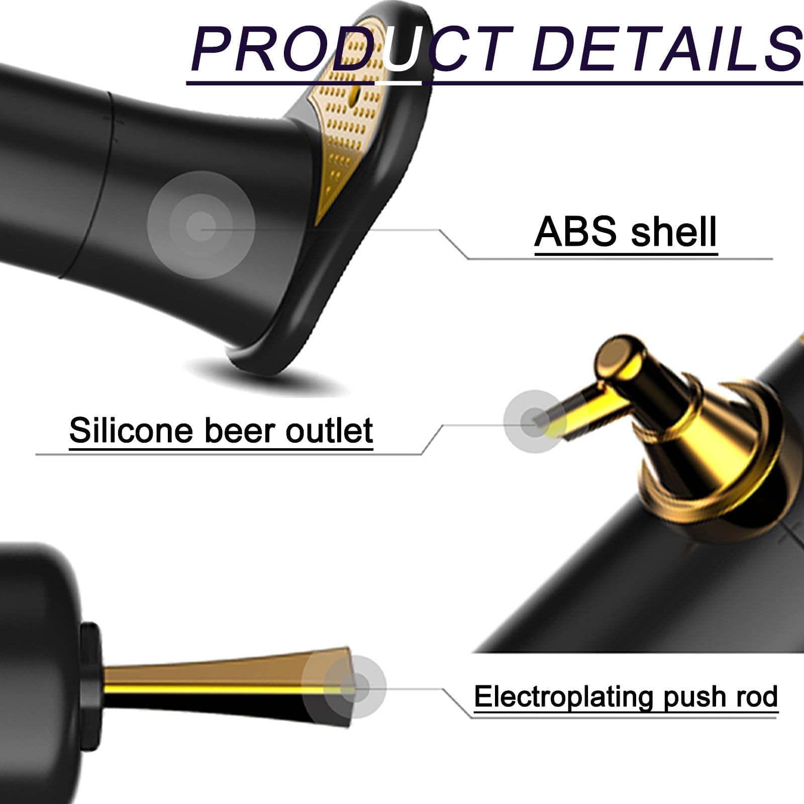 Distributeur de mousse de bière à ultrasons, générateur de mousse pour bière fraîche à partir de canettes et de bouteilles, profitez d'un tirage parfait à tout moment, n'importe où, à la maison
