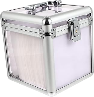 NUSITOU 1 Peça Caixa De Armazenamento De CD Recipiente De Plástico Caixa De Armazenamento De Plástico Organizador De Plástico Transparente Caixas Organizadoras De Vcd Protetor De Caso