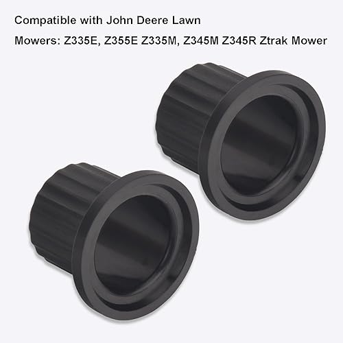 Miniatura 7 de M167267 Buje de yugo compatible con cortacésped John Deere Ztrak, compatible con cortacéspedes Z235 Z255 Z335E Z355E Z335M Z345M Z345R, paquete de 4