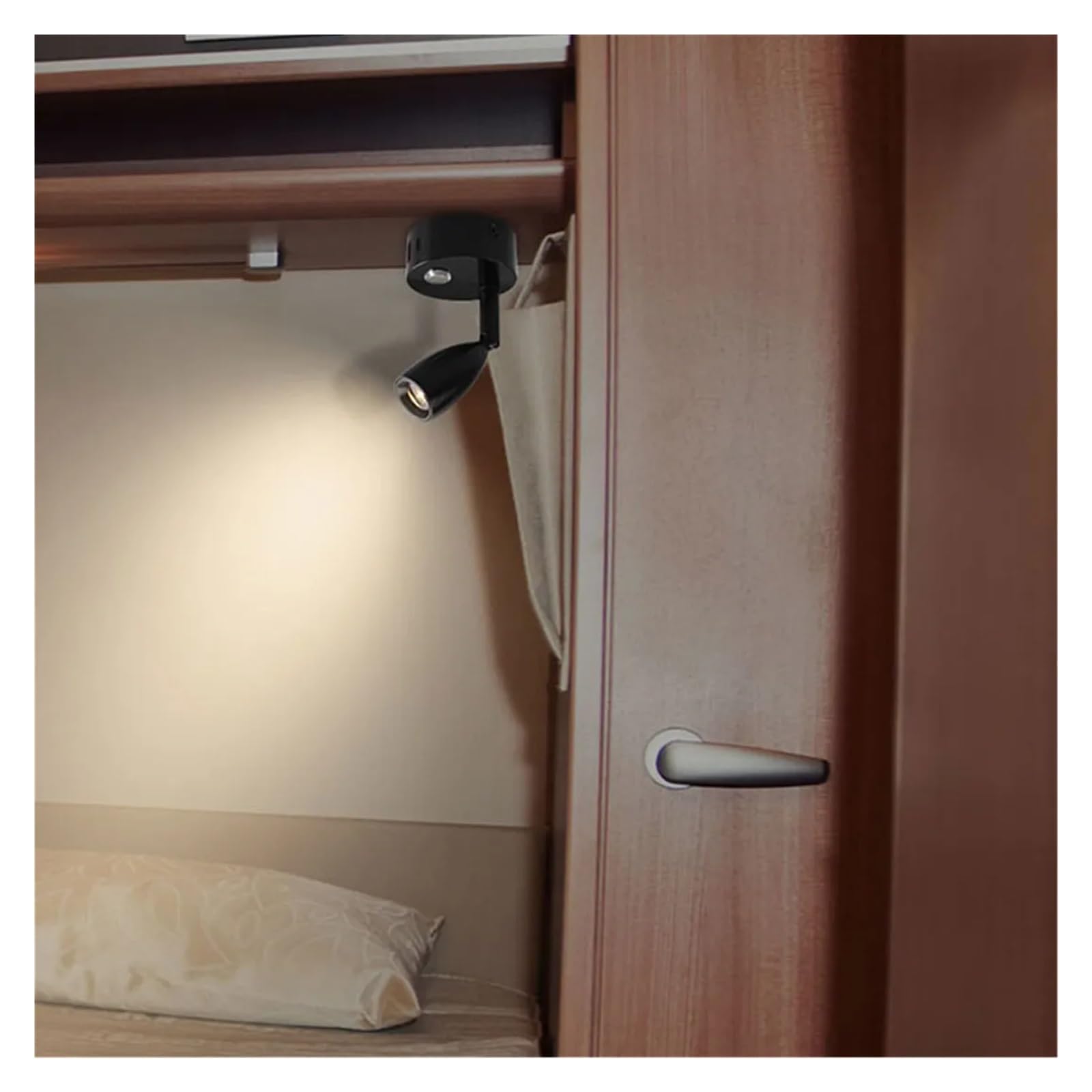 Faretto LED Dimmerabile USB Tipo C RV DC 12V 24V Piccola Luce Di Lettura Con Porta Di Ricarica USB Lampada Calda Dimmerabile For Nave(Silver)
