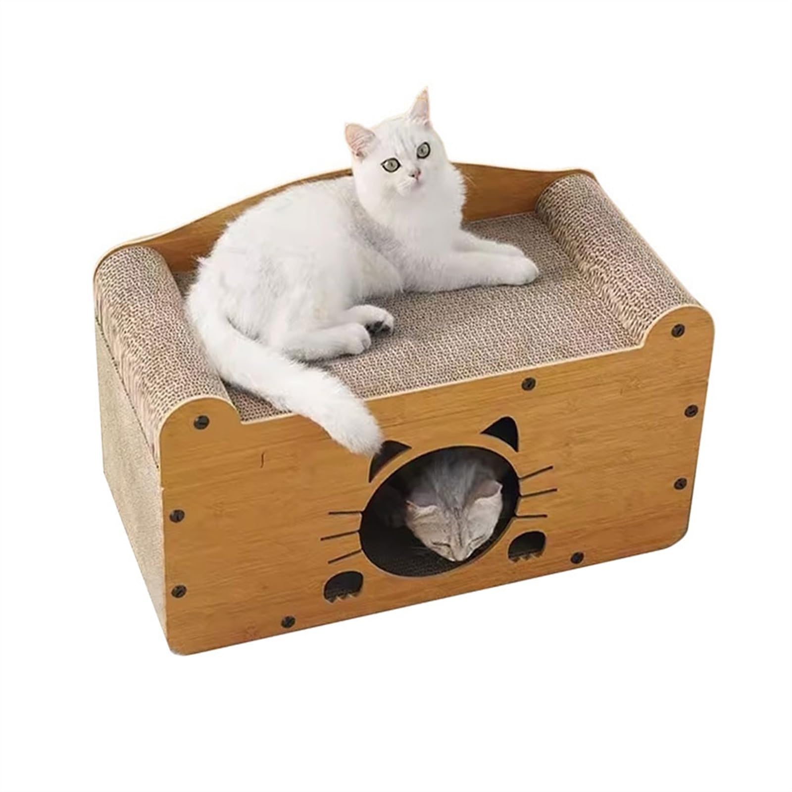 Rascador de cartón Arena for Gatos Universal Multifuncional, Papel Corrugado Grueso, rascador Vertical Resistente al Desgaste, Juguetes for Gatos, Amoladora de Garras Juguetes para Gatos