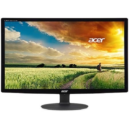 Acer S240HLBID 24-inch Monitor 16:9 FHD LED 5 ms 100M:1 A DVI w/HDCP HDMI Acer EcoDisplay
