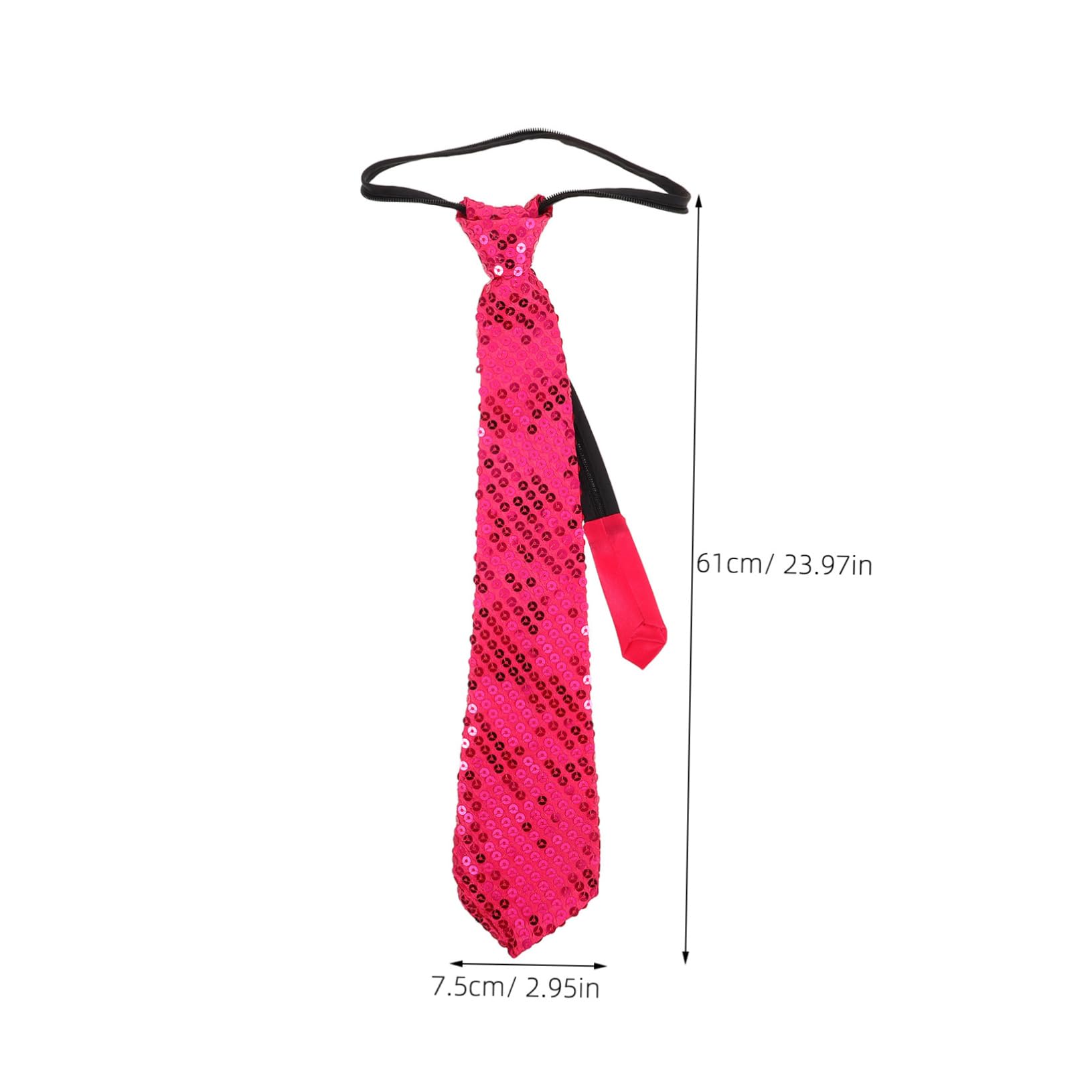 SAFIGLE Sequin Bow Tie for Dance Performances Sparkly Necktie for Street Dance Parties Versatile and Comfortable Festive Accessory Durable Craftsmanship Retro Design