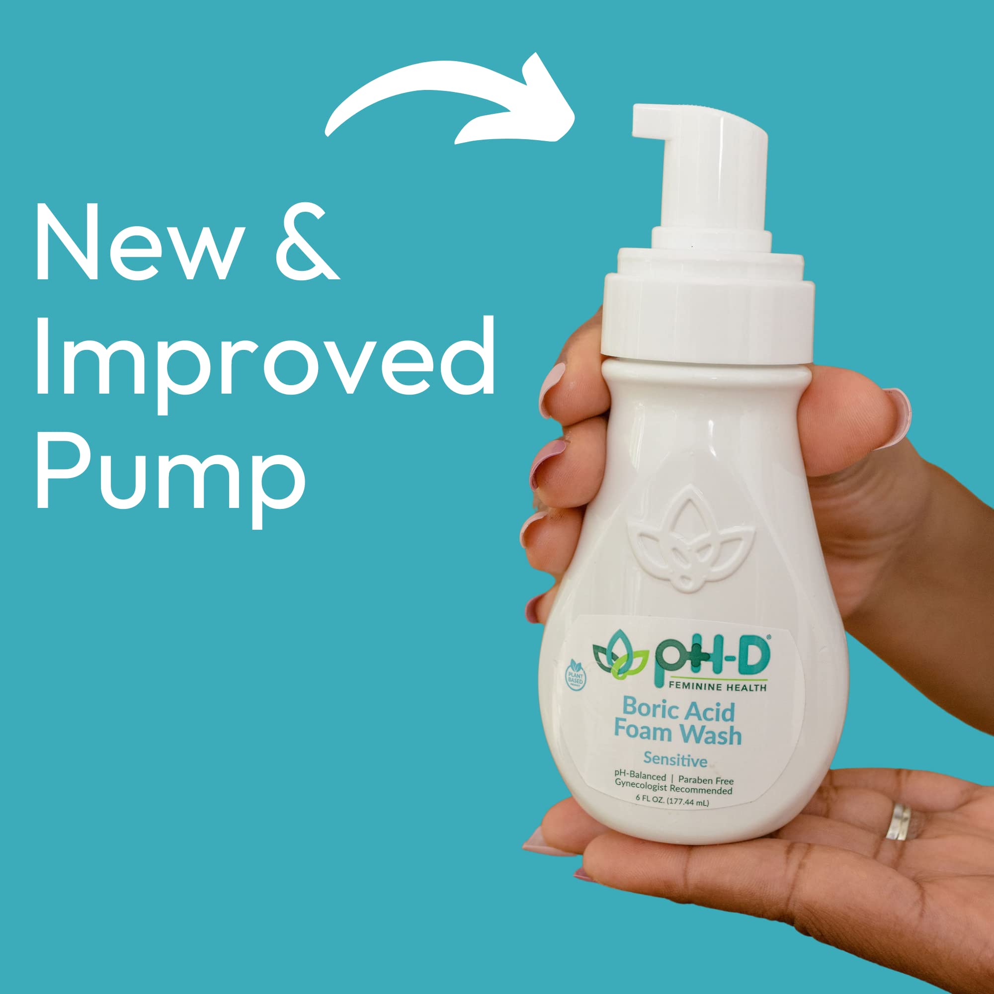 pHD Feminine Health Boric Acid Foam Wash pH