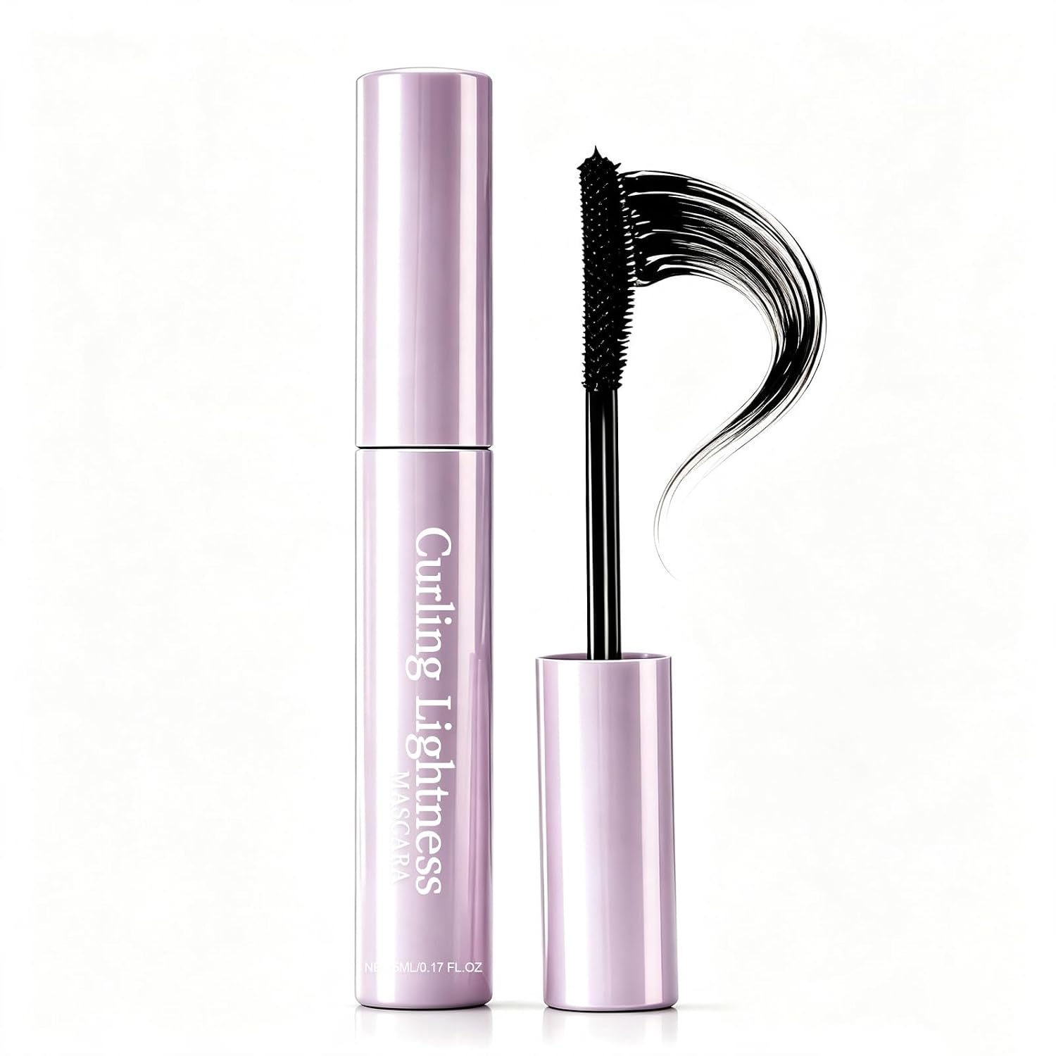 Mascara for Older Women, Long Lasting Curl Tubing Mascara(Black)