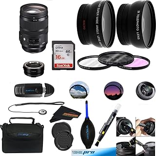 Sigma 24-70mm f/2.8 DG OS HSM Art Lens to Canon RF-Mount Adapter Kit with Sunshine Photo Advanced Accessories Bundle...