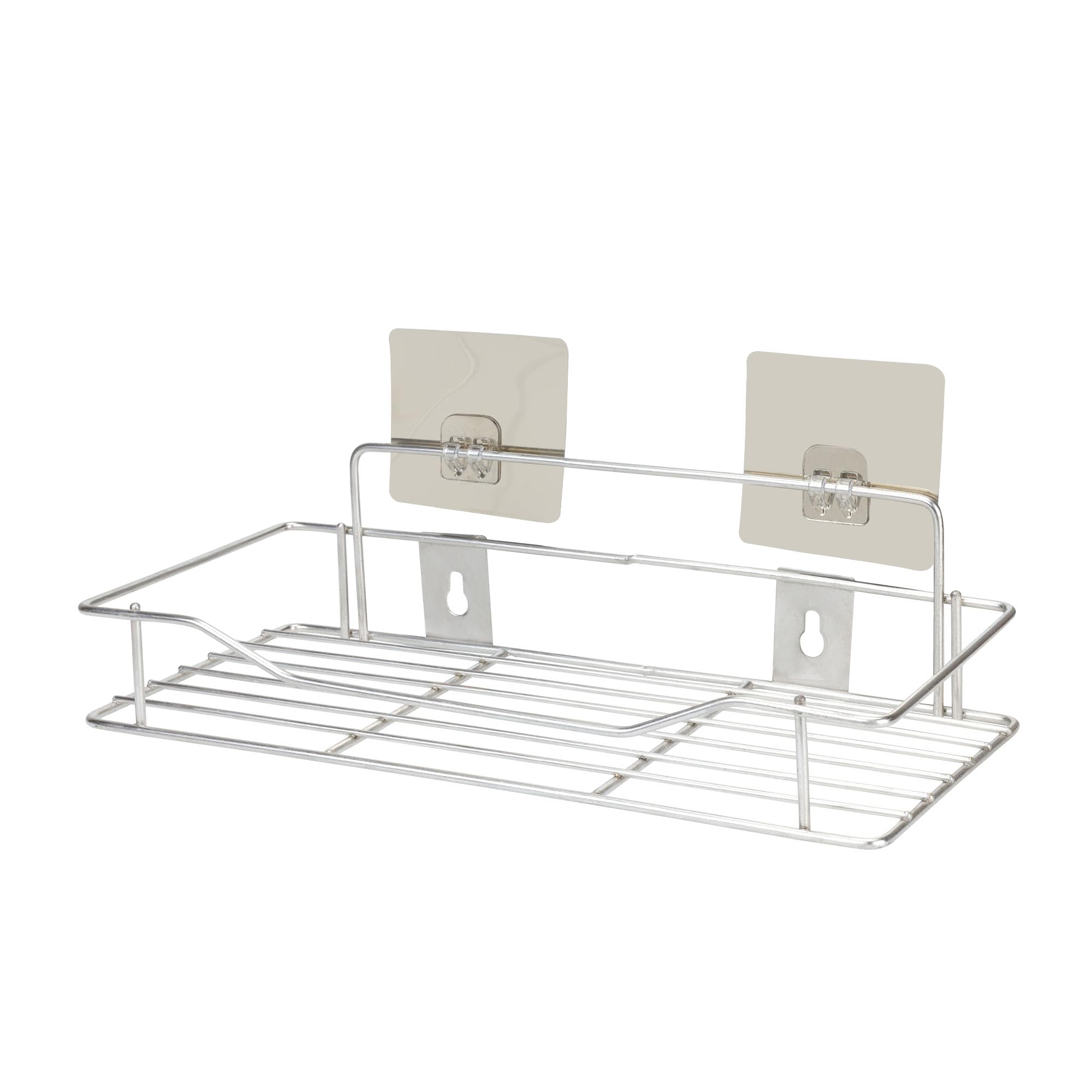 Q13® Stainless Steel Multipurpose Self Bathroom Rack, Kitchen, Home, Adhesive Organizer for Bathroom Without Drilling Storage soap, Shampoo, Detergent Racks & Wall Holder Box Storage Basket (B0CSZ16CM3) Amazon Price History, Amazon Price Tracker