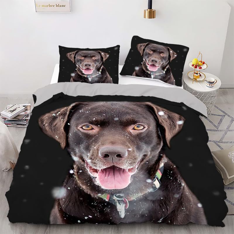 Parure de lit 140x200 housse de couette microfibre impression 3D