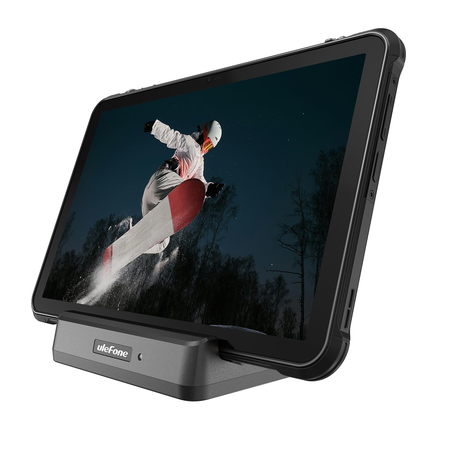 Ulefone Dock Stazione di Ricarica 18W per Serie RugKing Pad Pro & Pad 2 Pro Tablet – Docking Station da Tavolo 2-in-1 con Pogo Pin, Doppia Uscita e Supporto Stabile