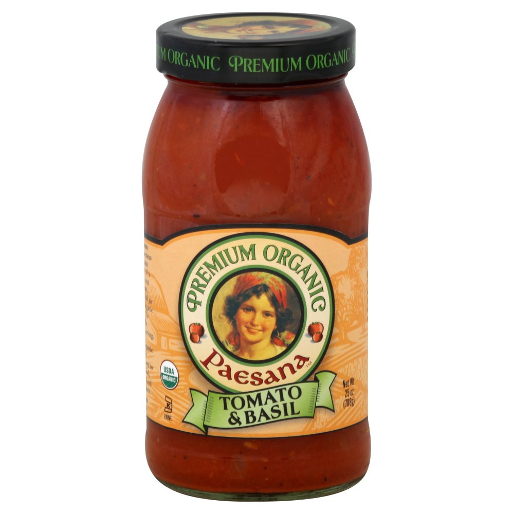 Sauce Organic Tomato Basil 25 Oz - Pack of 6