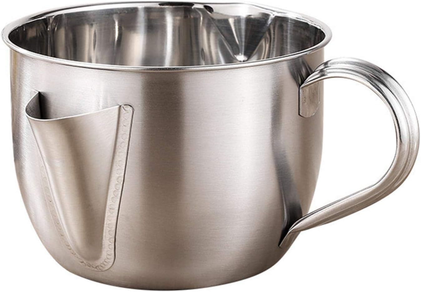 Séparateur de graisse en acier inoxydable haut de gamme de 1000 ml avec couvercle