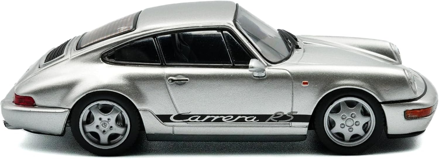 Solido 1:43 Scale Diecast Porsche 964 RS Silver 1994 Model S4312904